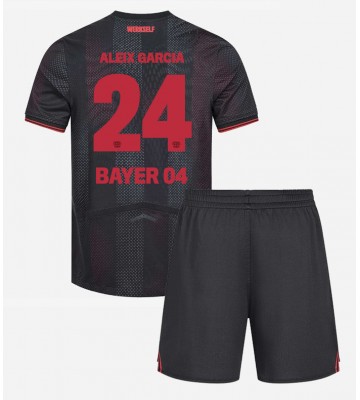 Bayer Leverkusen Aleix Garcia #24 Hjemmebanetrøje Børn 2025-26 Kortærmet (+ Korte bukser)